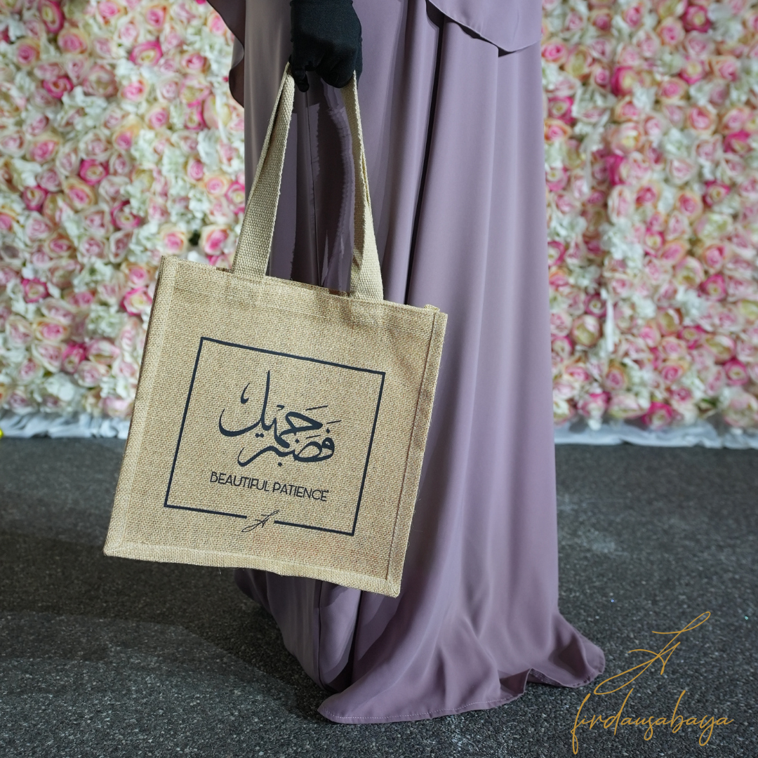 Jute Tasche ,,Fasbir Jamila‘‘